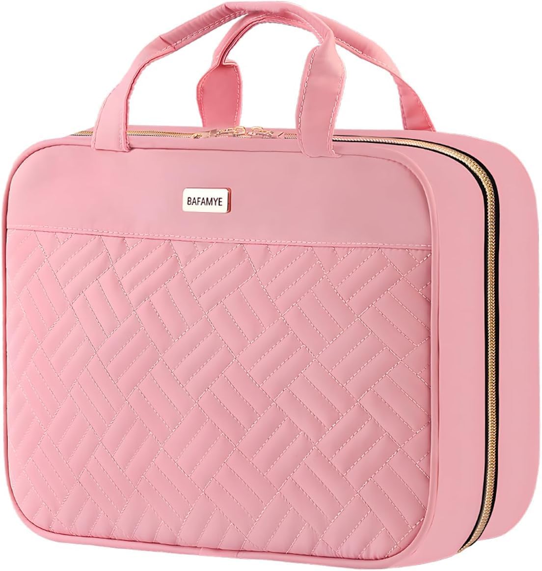 Large Toiletry Bag for Women with Hanging Hook, Portable Travel Makeup Cosmetic...