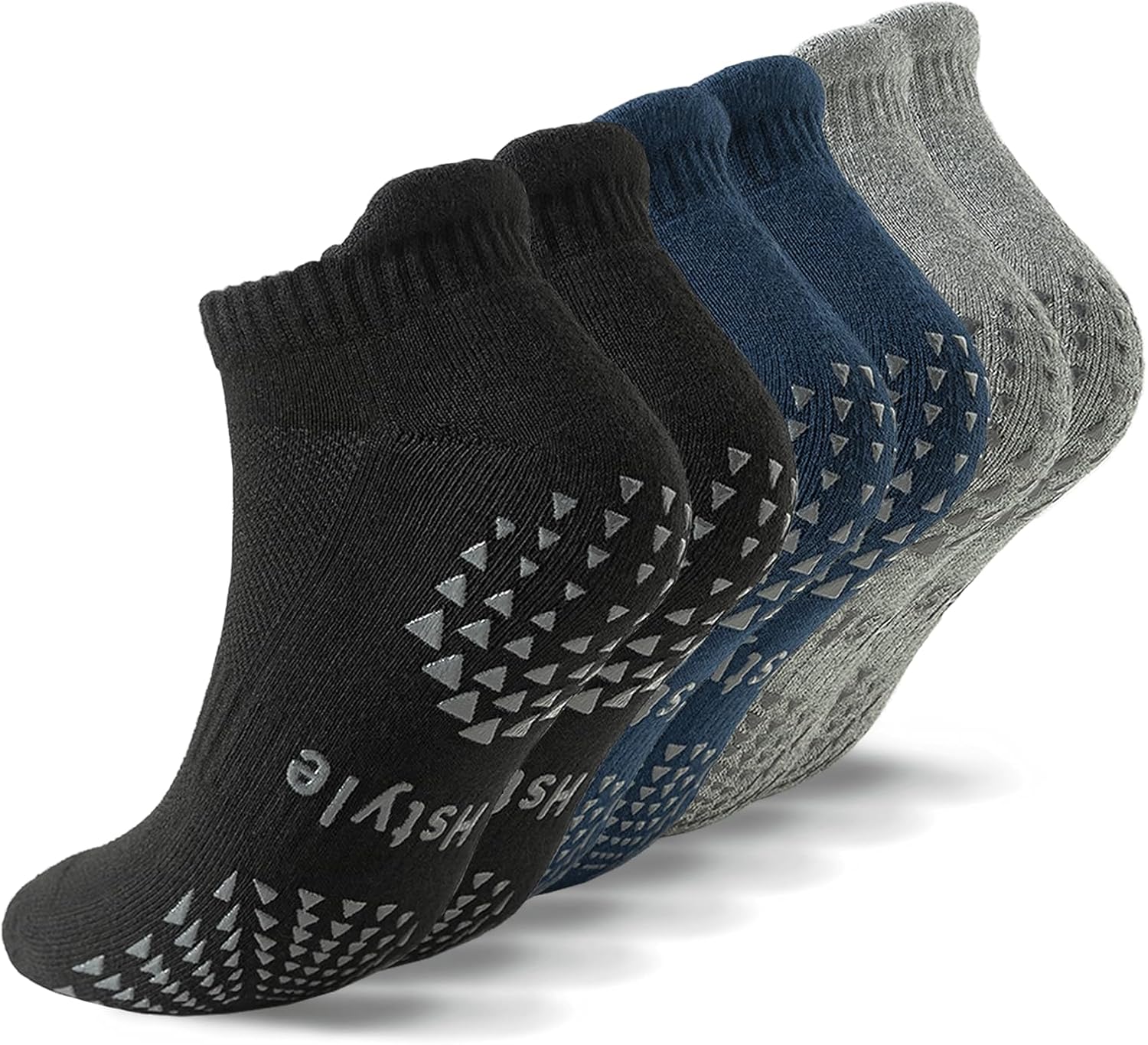 Hstyle 6 Pairs of Yoga Socks, Special Non Slip Socks with Grips, Innovative Sock...
