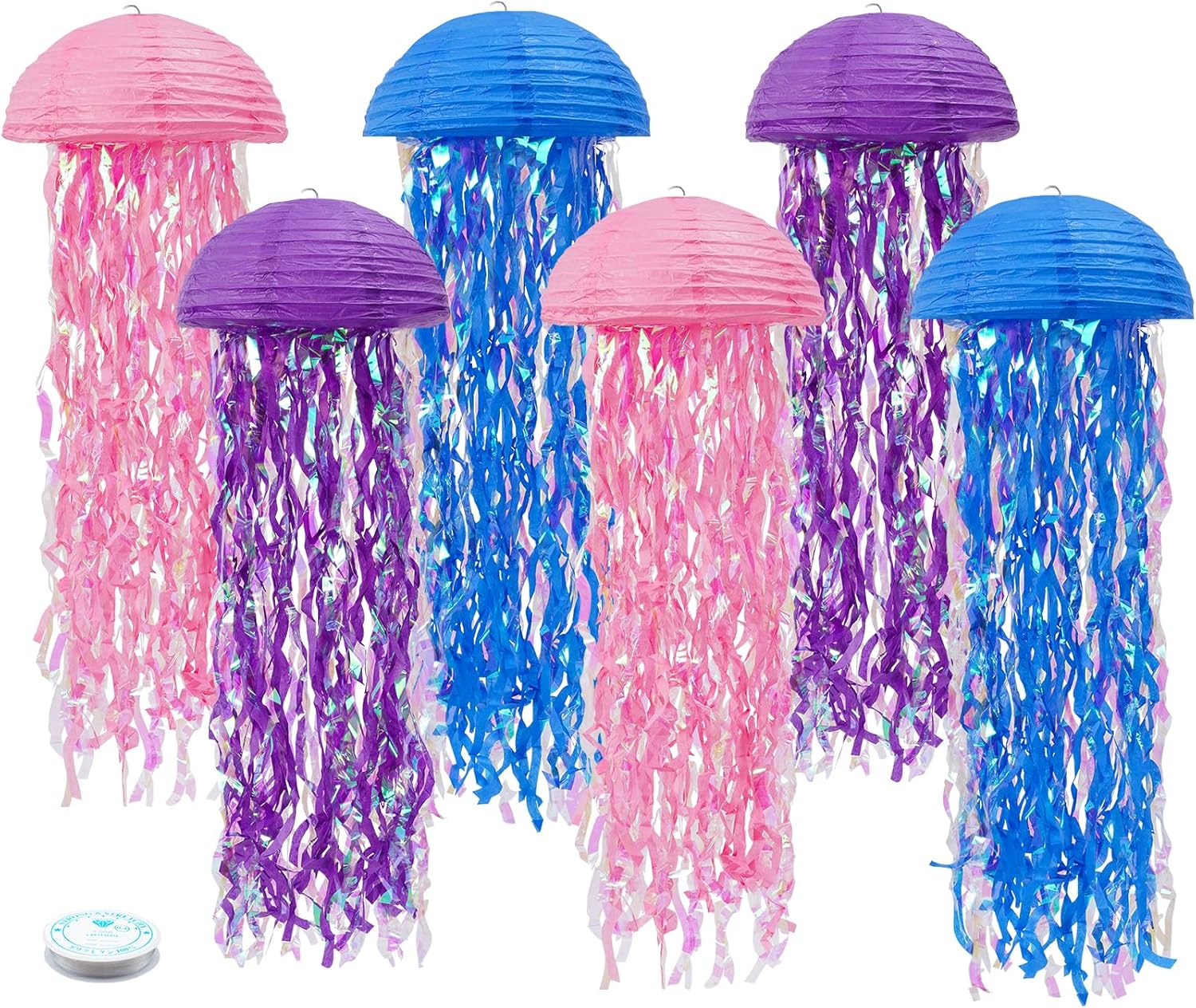 Mermaid Party Decorations, Special Jellyfish Paper Lanterns, Innovative Hanging...