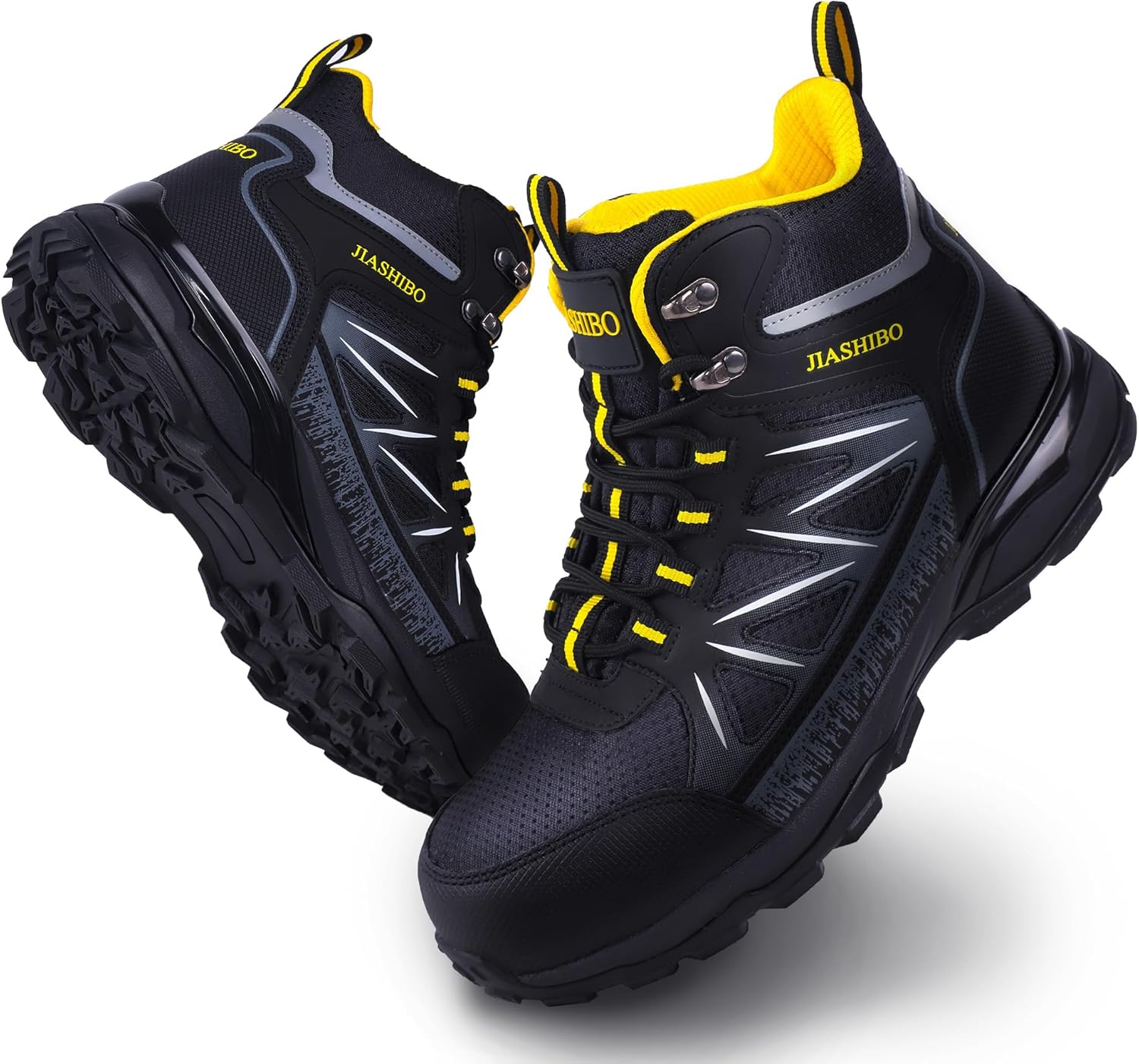 Steel Toe Work Boots, Special Safety Shoes for Men with Non Slip Puncture Proof...