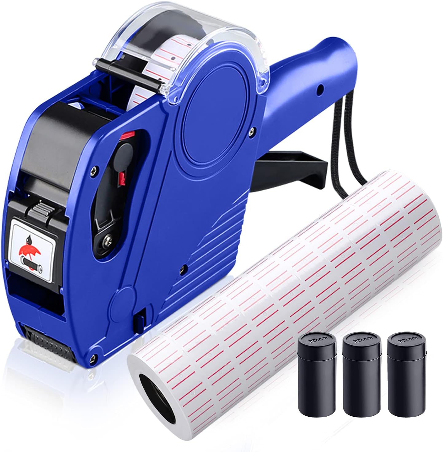 MX5500 8 Digits Price Tag Gun, Special Price Gun Kit with 3 Ink Refill Pricing G...