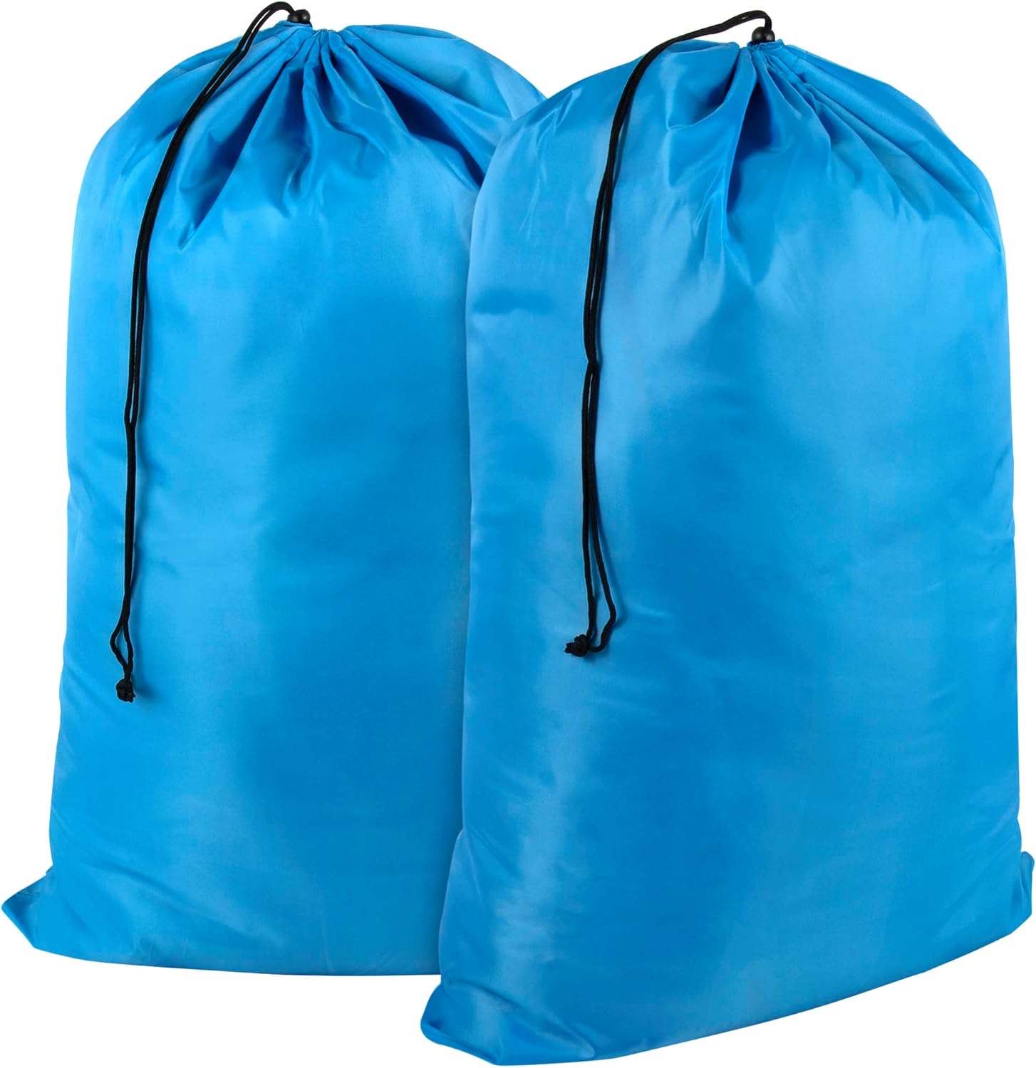 Washable Drawstring Laundry Bags, Special 2 Pack Extra Large Heavy Duty Laundry...