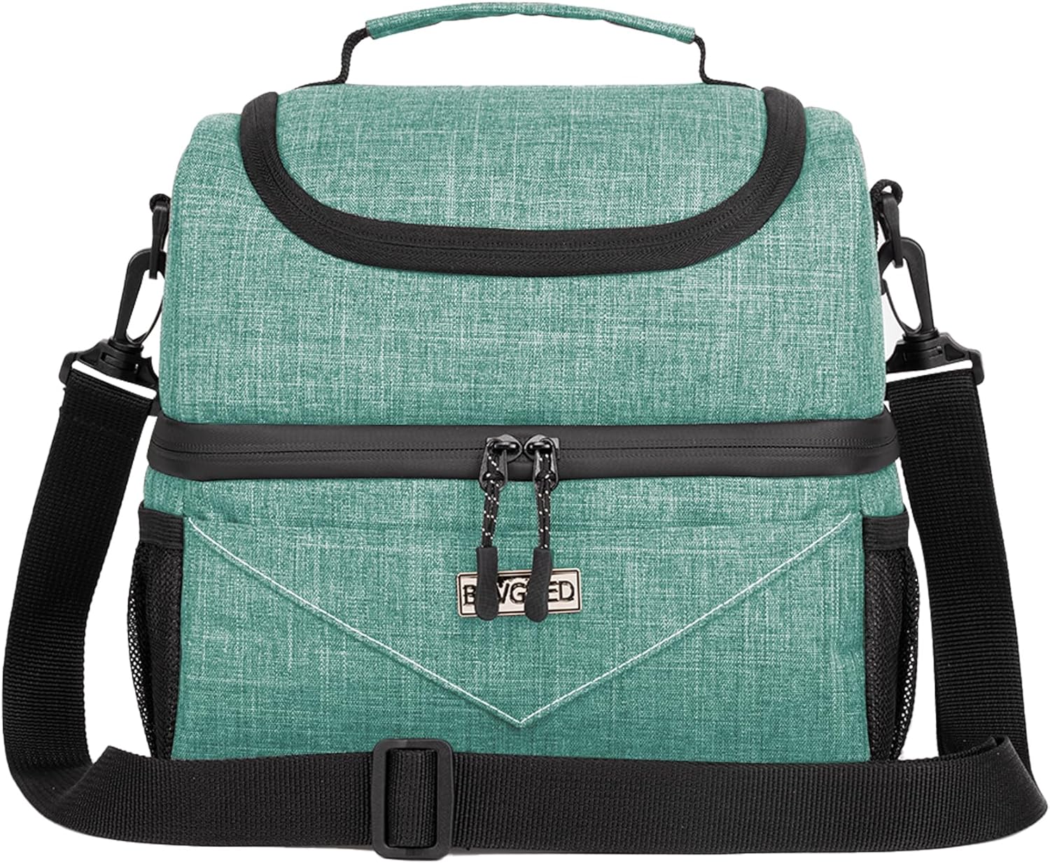 10.3L Dual Compartment Lunch Bag for Women Insulated Lunch Cooler Bag Leakproof...
