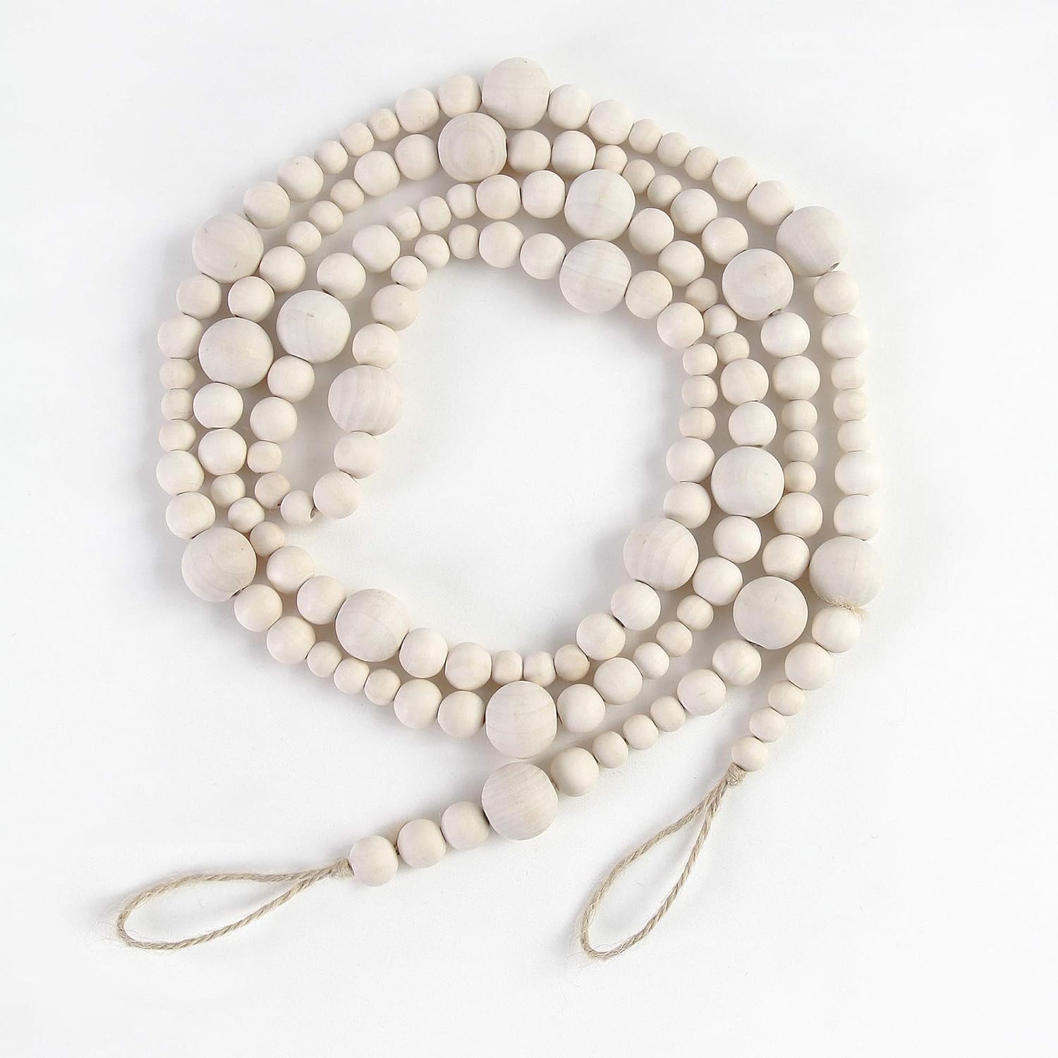 Christmas Wooden Beads Garlands, Special Xmas Bead Garland Round Craft, Innovati...