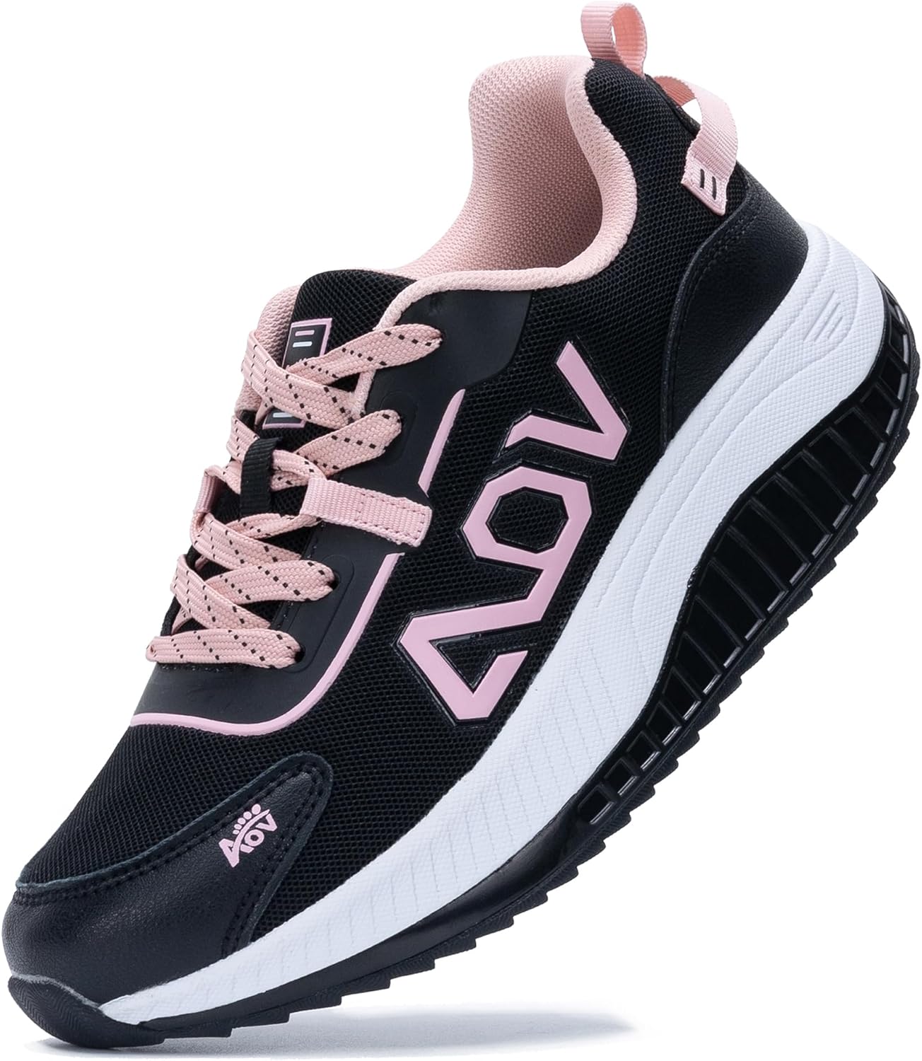 QAUPPE Women Walking Shoes with Arch Support, Orthotic Platform Sneakers Plantar...