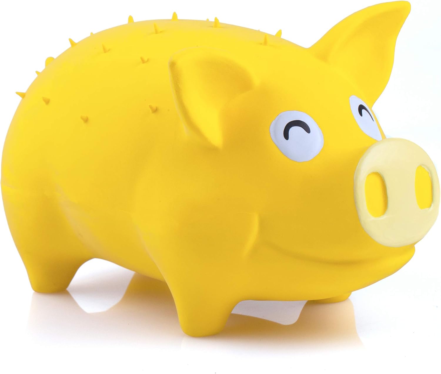 Interactive Play Toy, CHIWAVA 7.4 Inch Large Pig Dog Toy, Special Latex Rubber S...