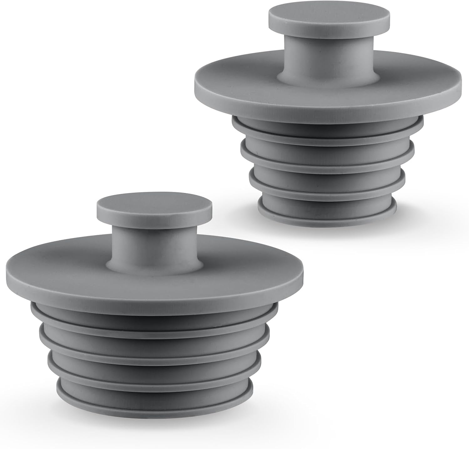 Universal Bathtub Stopper 2pcs Sink Stopper Tub Plug Bathroom Shower Drain Plug...