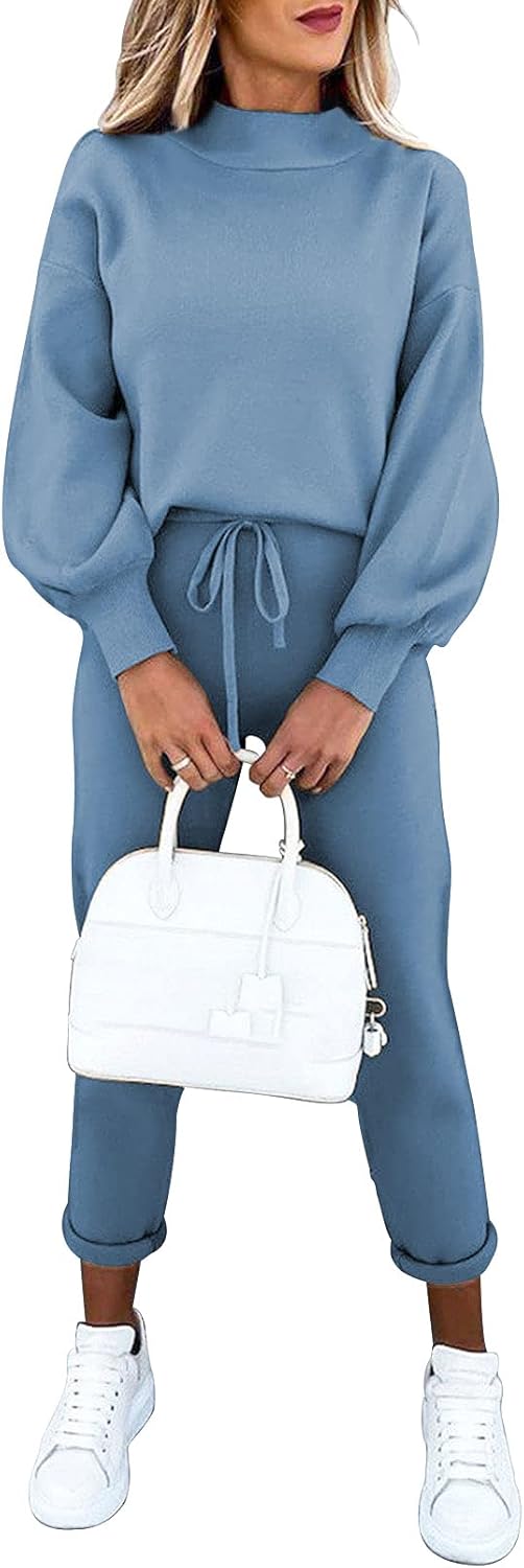 Fixmatti Women's 2 Piece Outfits, Special Long Sleeve Pullover Sweatshirt, Innov...
