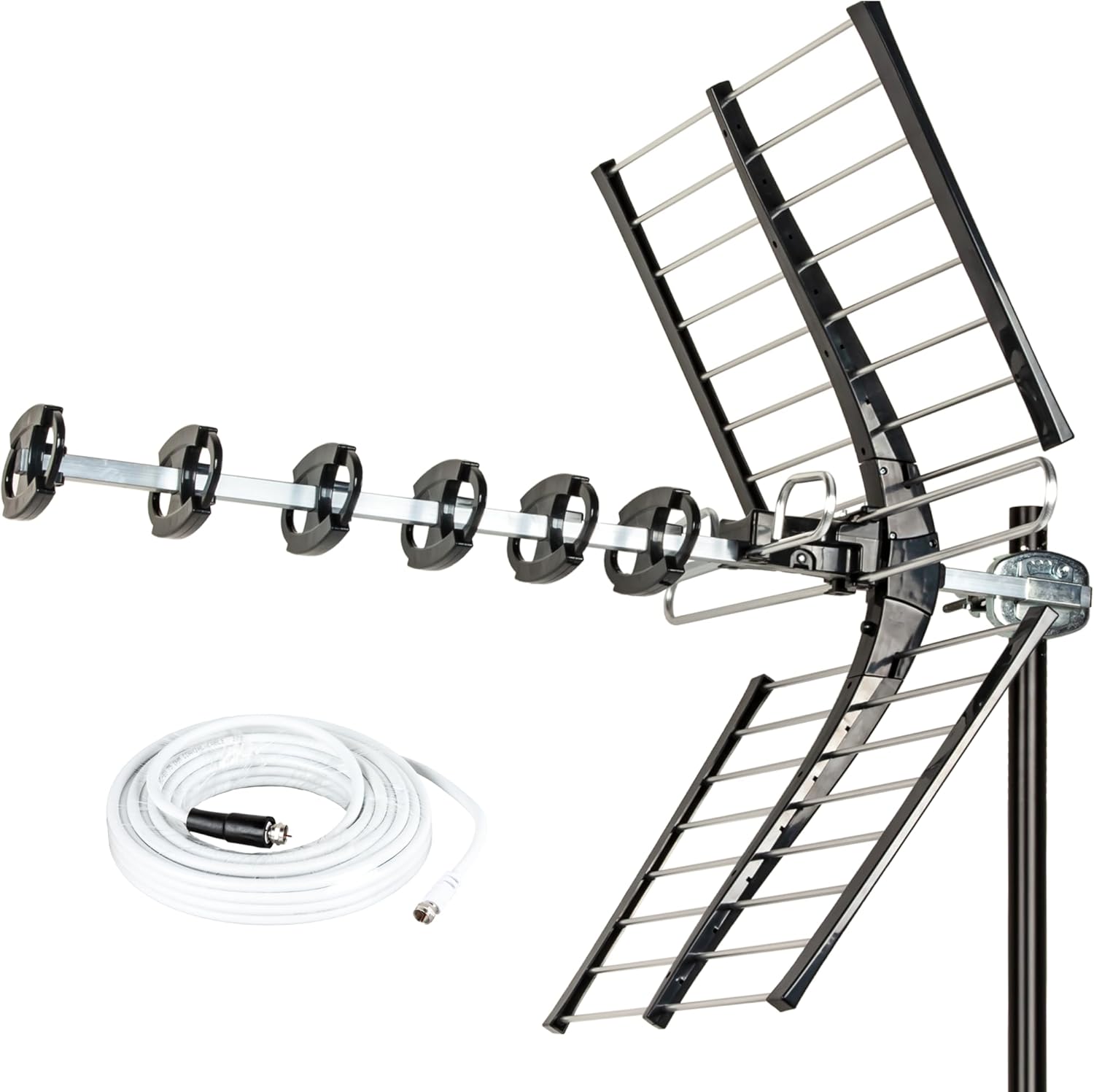 Five Star 2024 Newest 200 Miles Long Range High-Performance HDTV VHF UHF Outdoor...