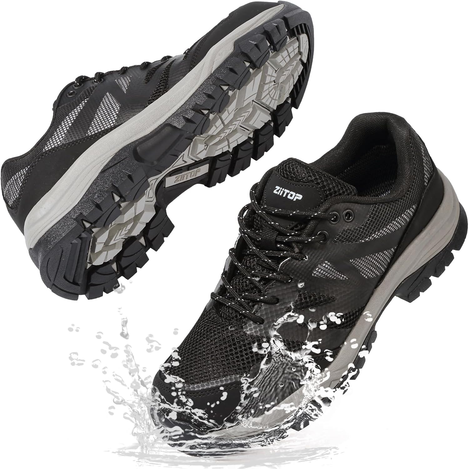 ziitop Steel Toe Cap Trainers Mens Womens Waterproof Safety Shoes Work Boots Saf...