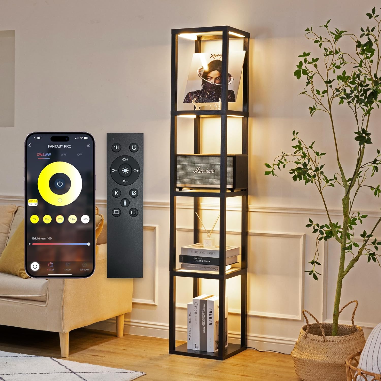 FENLO Fantasy Pro, Special LED Floor Lamp with She...