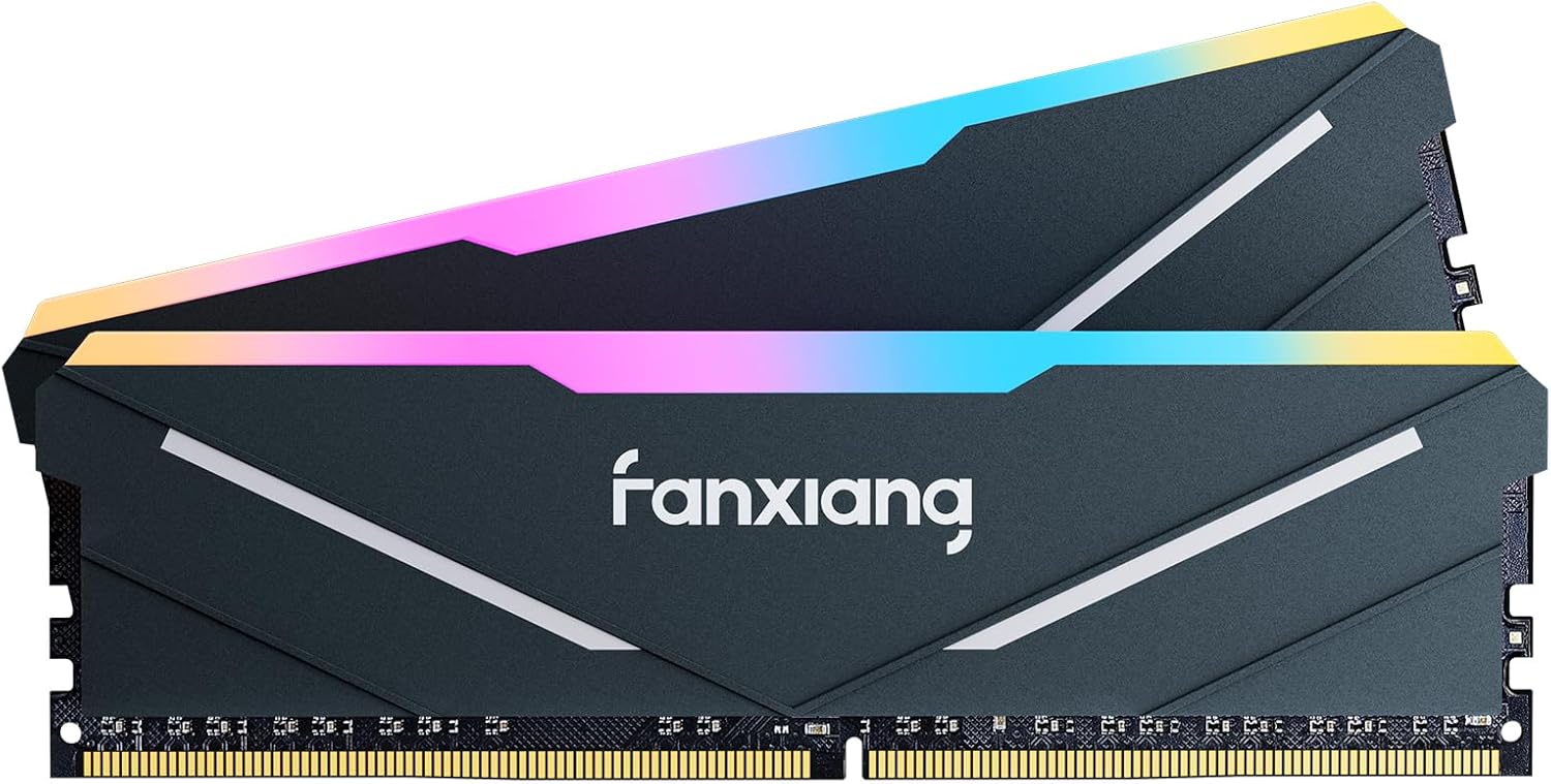 fanxiang RGB DDR4 RAM 32GB kit (2x16GB) 3600 MHz CL18 1.35V Computer Memory XMP...