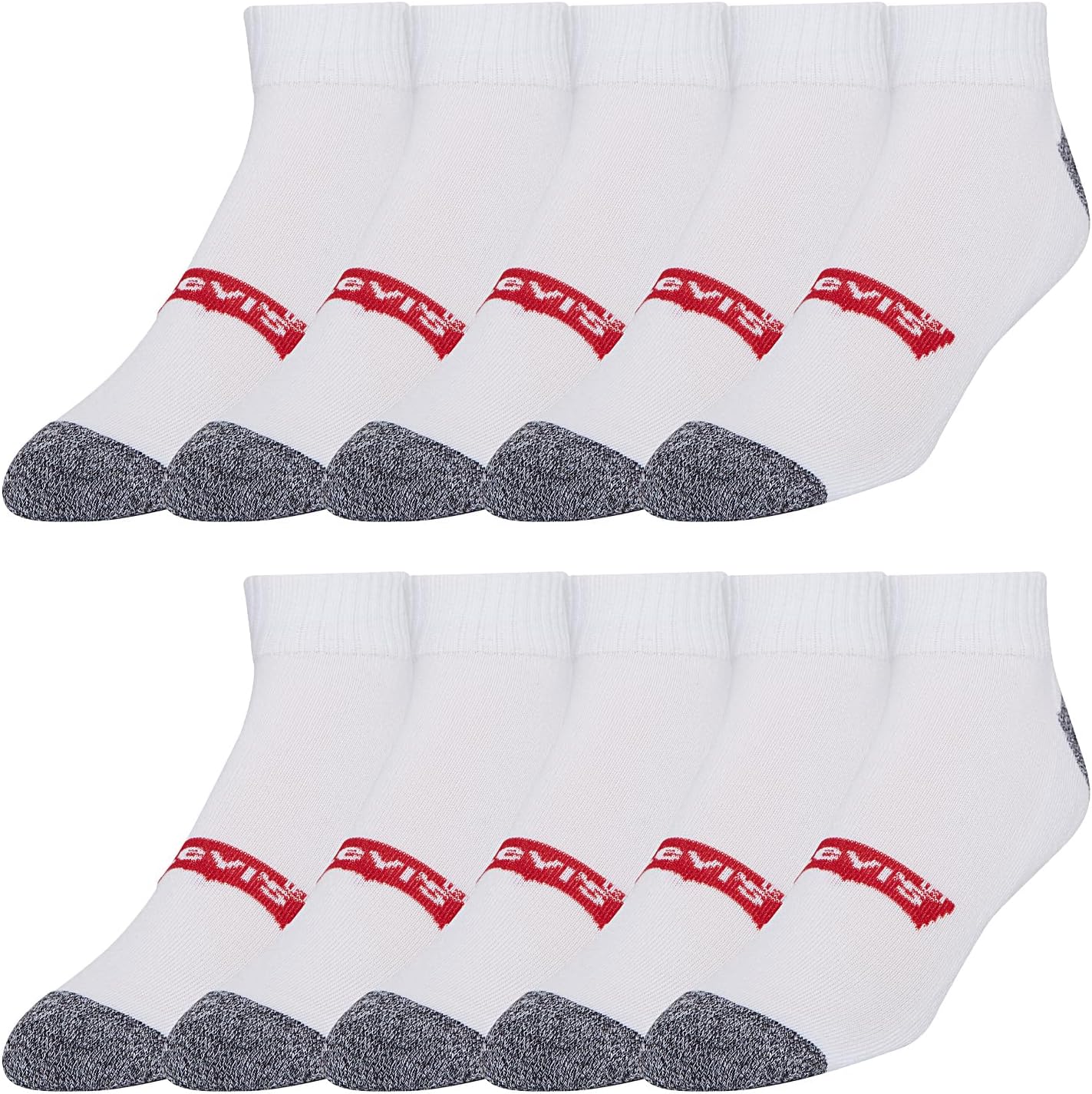 Premium Levi's Men's Socks, Special Crew Low Cut Socks, Innovative No Show Men's...