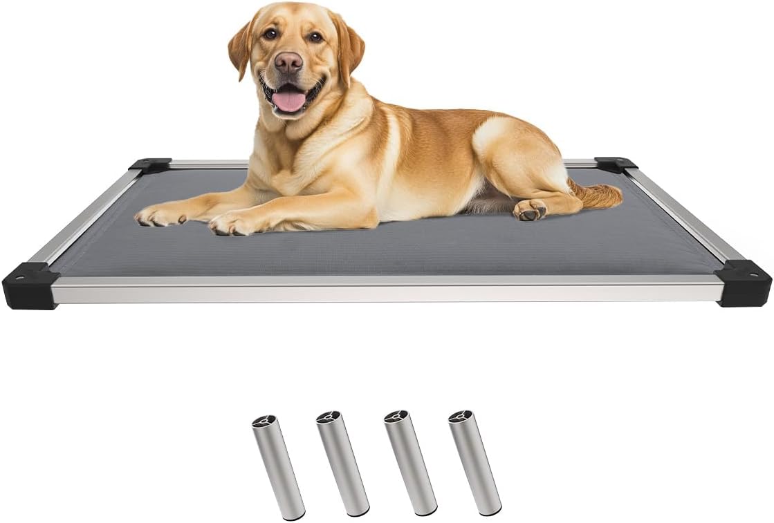 FXW Titanest Padded Dog Bed for Crate, Chew-Proof Elevated Cot for Indoor/Outdoo...