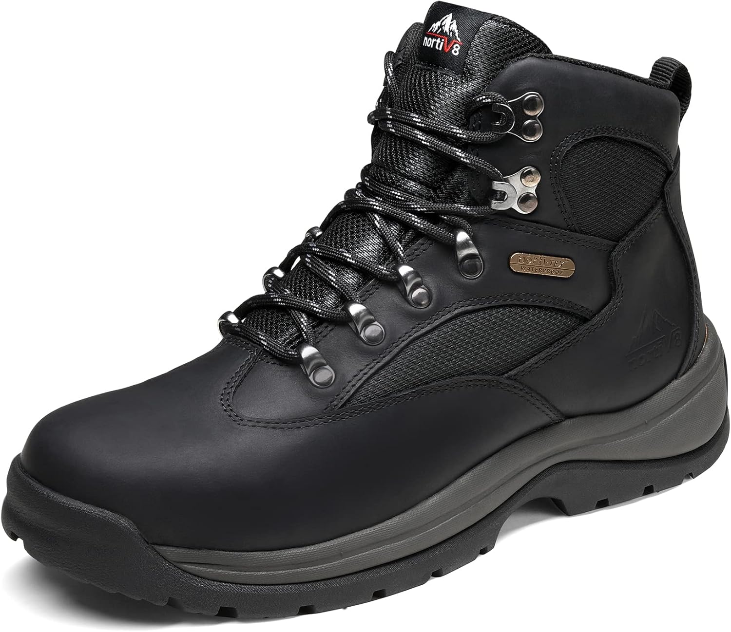 NORTIV 8 Steel Toe Work Boots, Special Work Boots for Men, Unique Waterproof Sho...