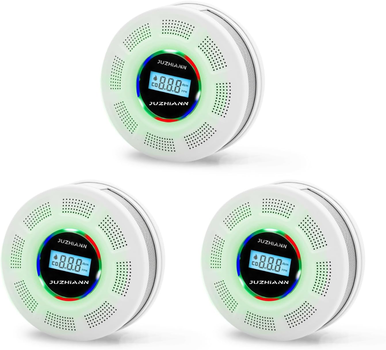 Upgraded Version Smoke Carbon Monoxide Alarm Detector, Special Battery-Operated...