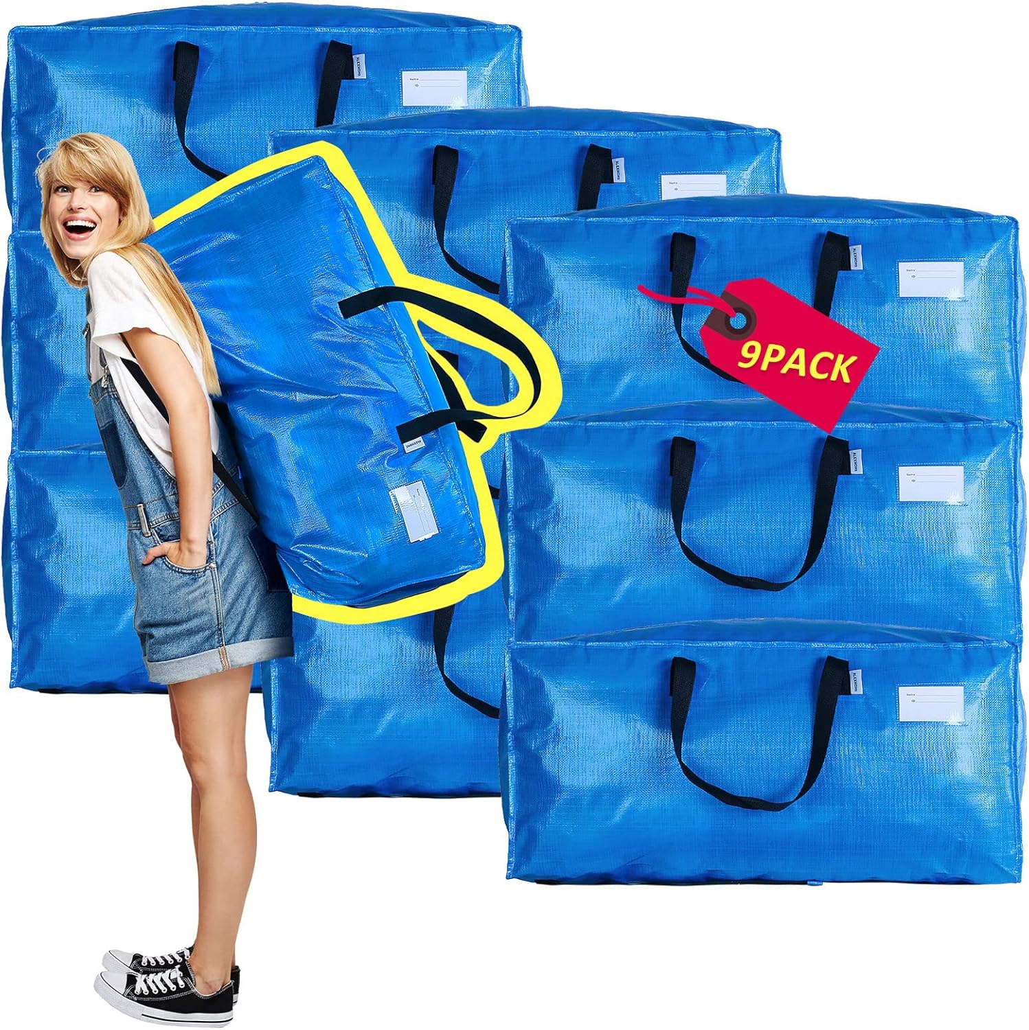 AlexHome Moving Bags, Special Heavy Duty Moving Bags for Extra Large Packing Nee...