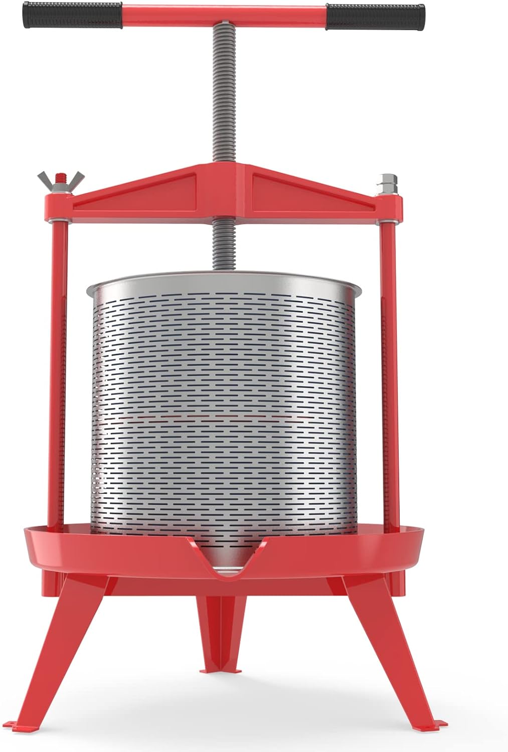 3.69 Gallon Heavy-duty Cross-beam Stainless Steel Fruit and Wine Press 3.69 Gall...