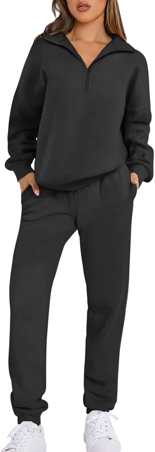 Prinbara Women 2 Piece Outfits, Special Sweat Set for 2024 Fall, Innovative Over...