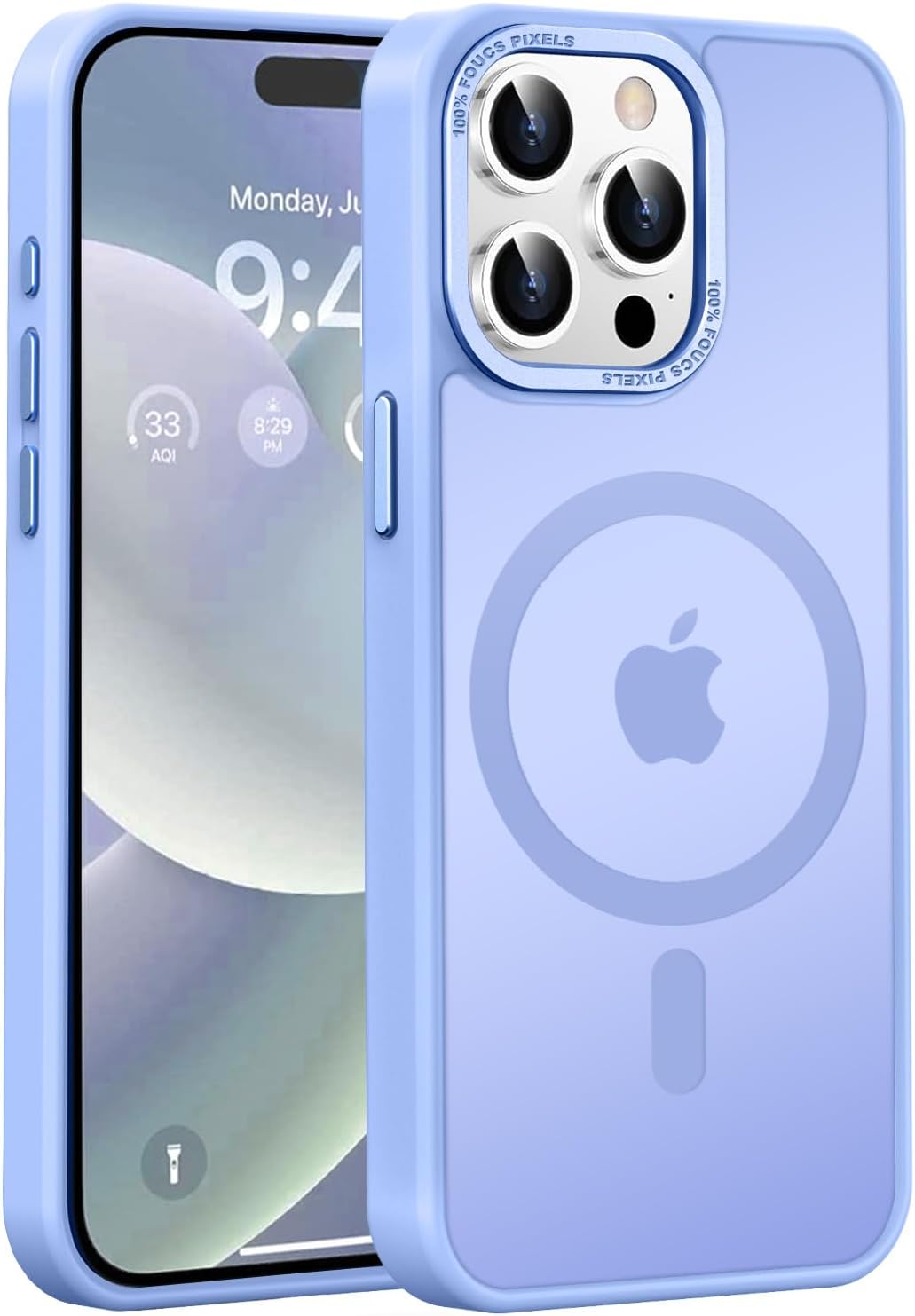 Upgraded Magnetic for iPhone 15 Pro Max Case [Compatible with Magsafe] [Mil-Grad...