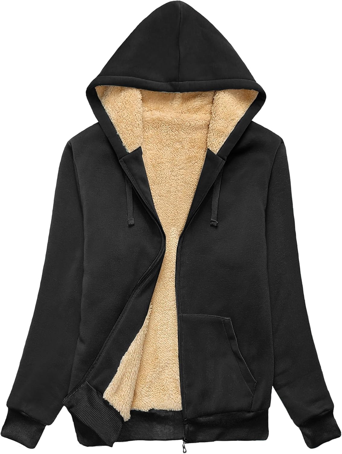 GEEK LIGHTING Hoodies for Women, Special Sherpa Lined Jacket, Innovative Winter...