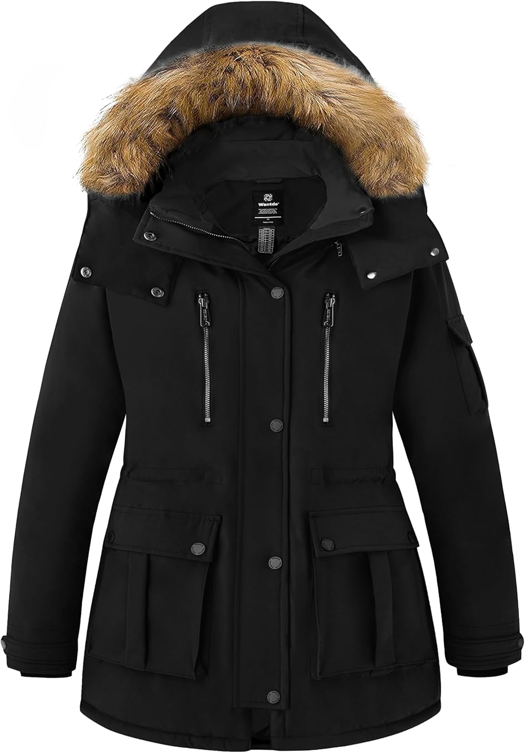 Wantdo Women's Plus Size Winter Coat, Special Water-Repellent Puffer Jacket, Inn...