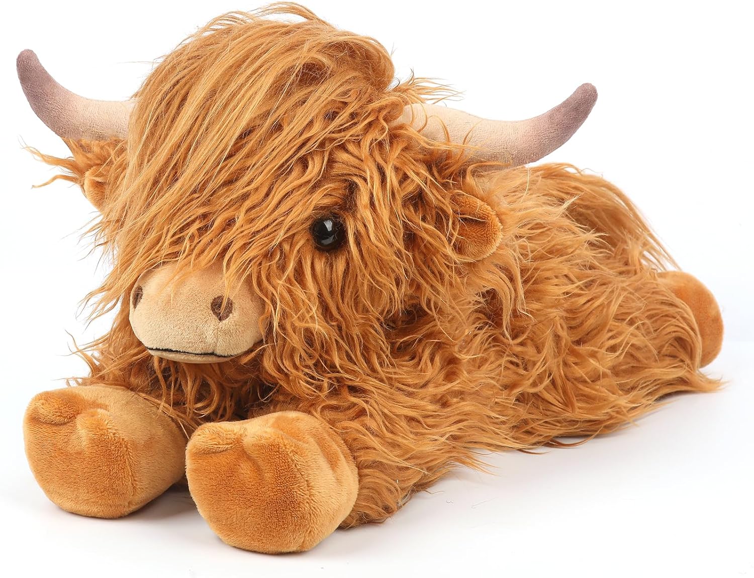 Highland Cow Stuffed Animals, Microwavable Stuffed...