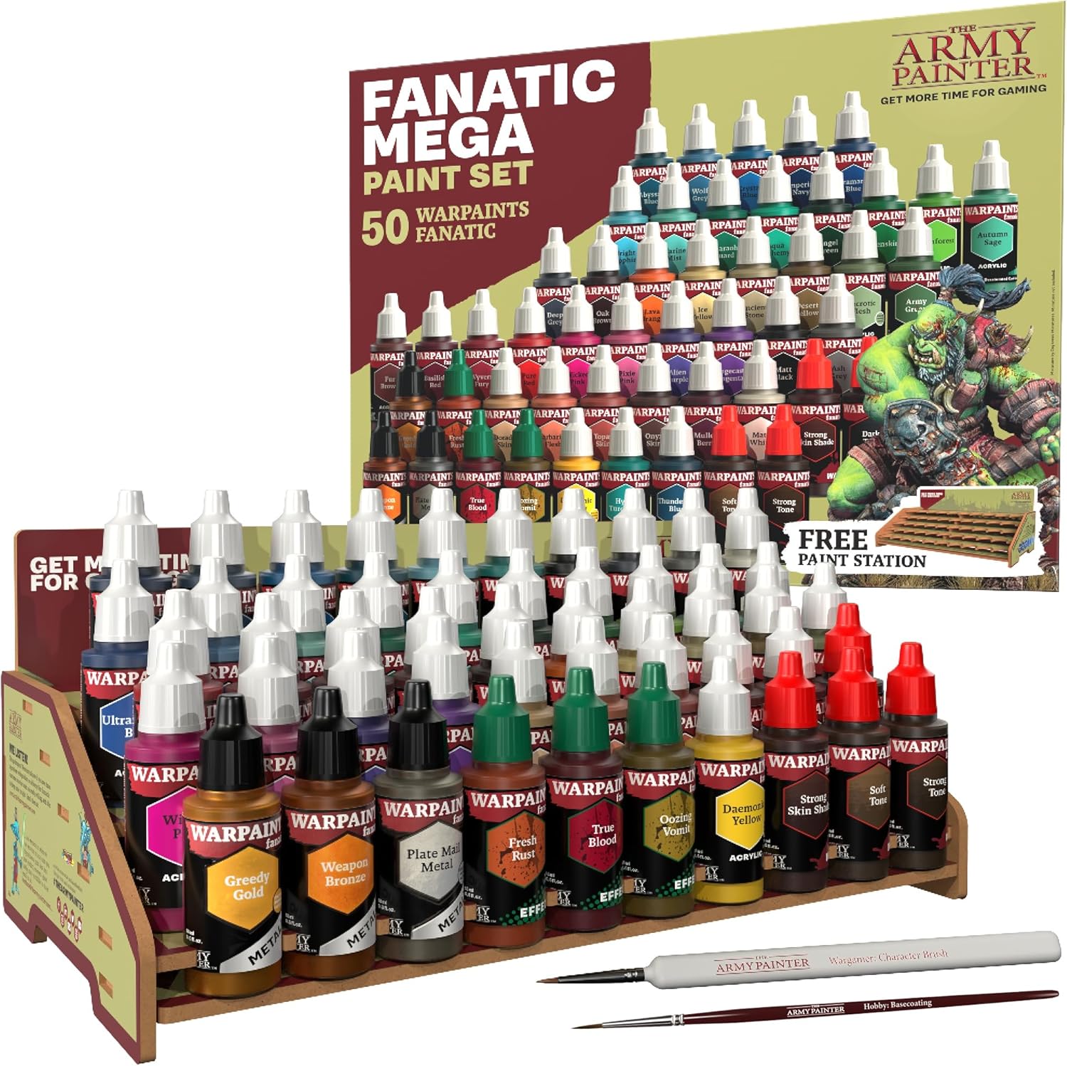 The Army Painter Warpaints Fanatic, Special Mega Combo Set for Miniature Paint E...