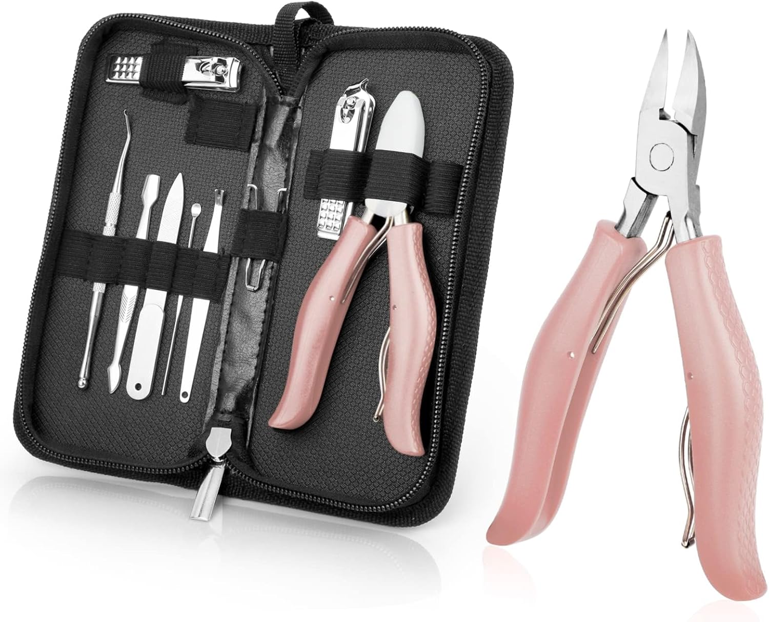 Toenail Clippers for Thick and Ingrown Nails,Nail Clipper Kit and Professional P...