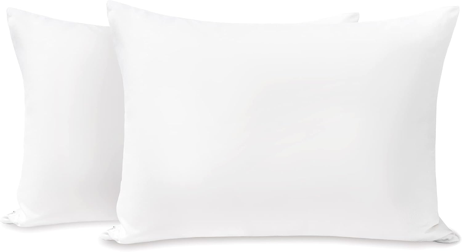 TILLYOU Toddler Pillowcase 2 Pack with Zipper,Silky Soft Microfiber 13" x 18" Ki...