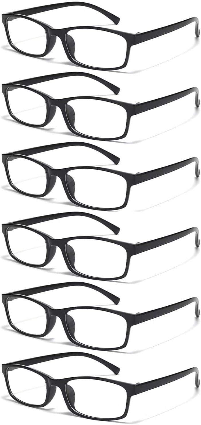 Gaoye 6 Pack Reading Glasses for Men, Special Eye Glasses with Blue Light Protec...