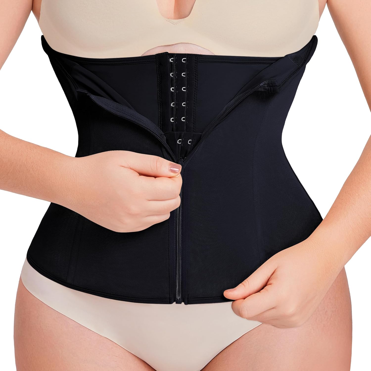 MERYOSZ Waist Trainer Corset, Special Tummy Control Shapewear with Zipper, Innov...