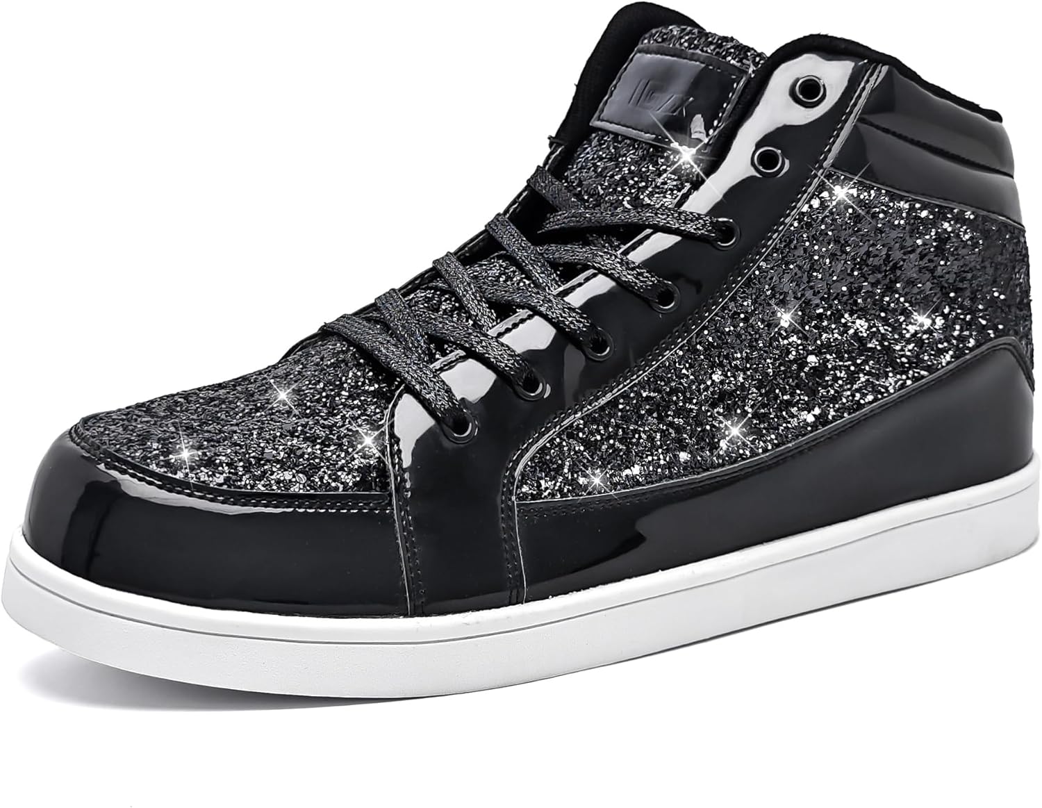 IGxx Glitter Shoes, Fashion High Top Casual Sequin Sneakers, Special Sparkly Sne...