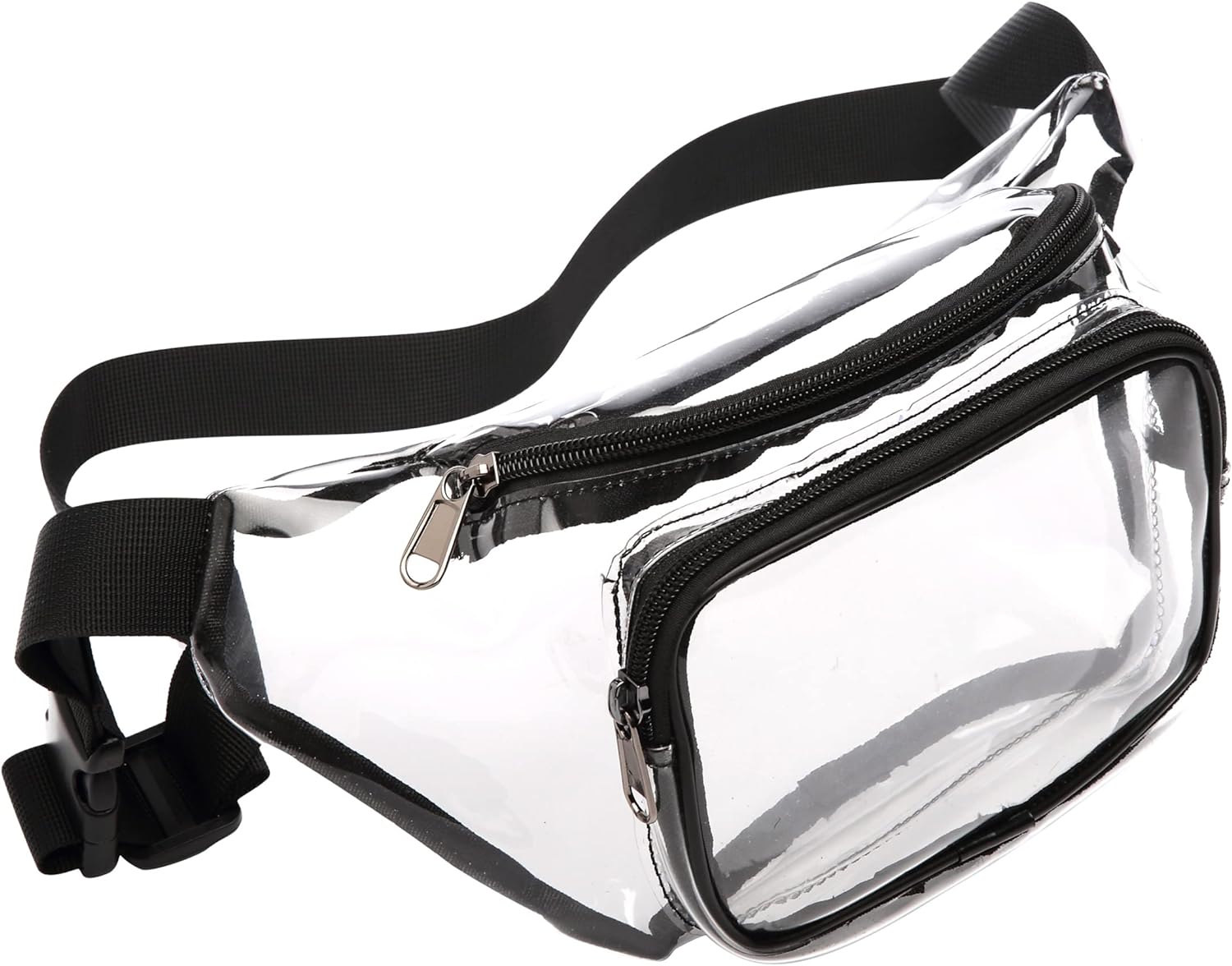 Veckle Clear Fanny Pack Stadium Approved - Clear Bag for Stadium Events Transpar...