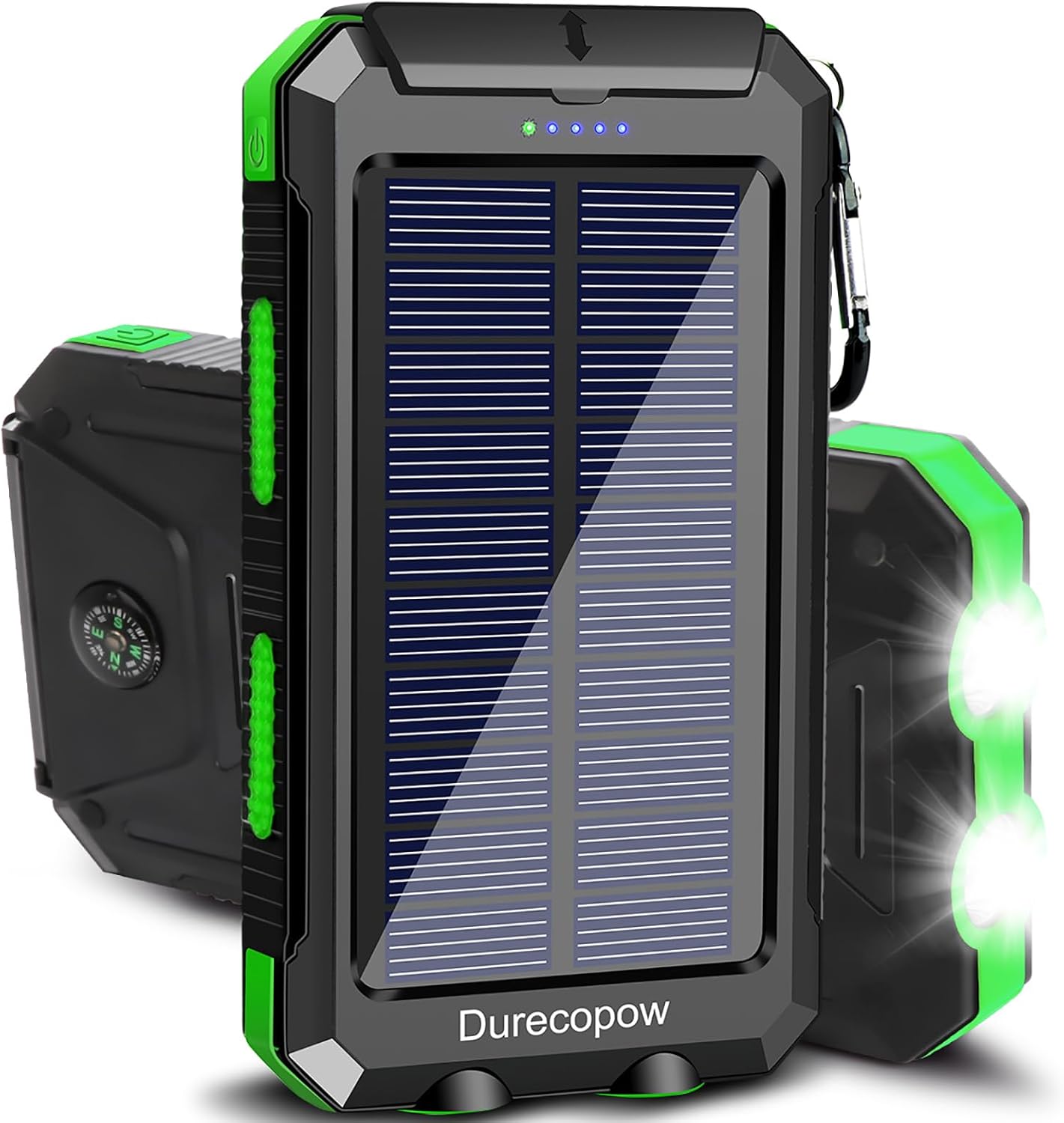 Solar Charger, High-Quality 20000mAh Portable Outdoor Waterproof Power Bank, Spe...