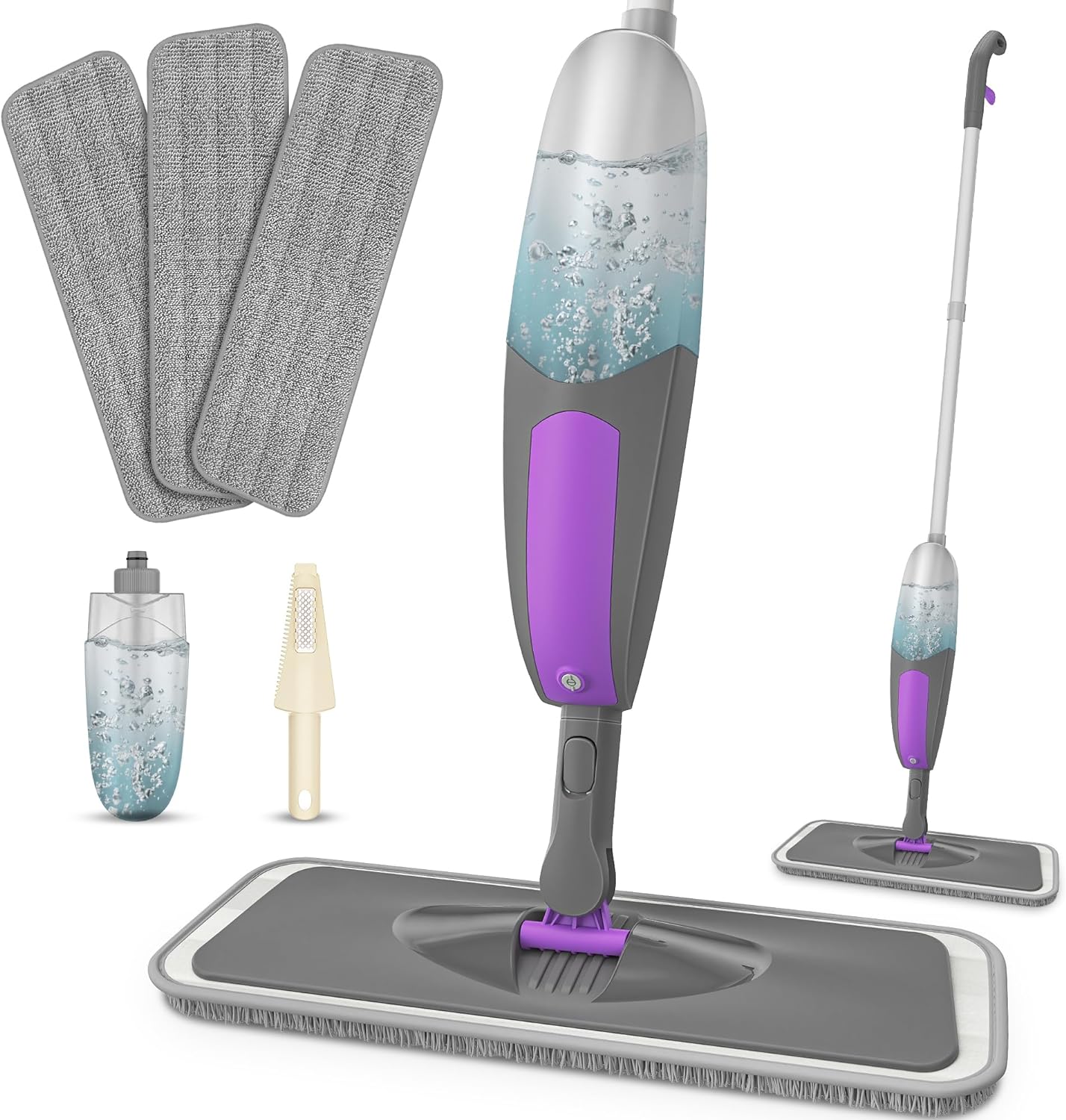 Spray Mop for Cleaning Floors - HOMSIER Microfibre...
