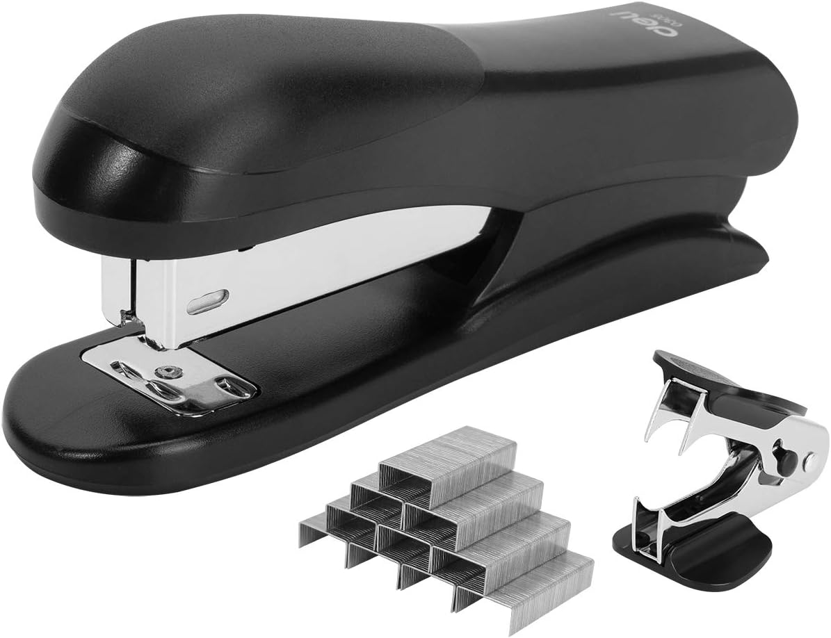 Deli Stapler Value Pack, Desktop Standard Staplers, 20 Sheet Capacity, Includes...