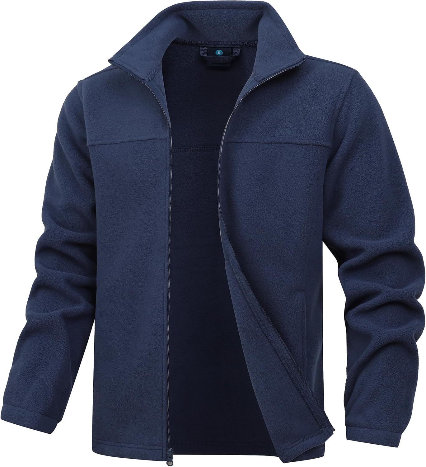 Men's Soft Polar Fleece Jacket with Pockets Lightweight Outdoor Recreation Full...