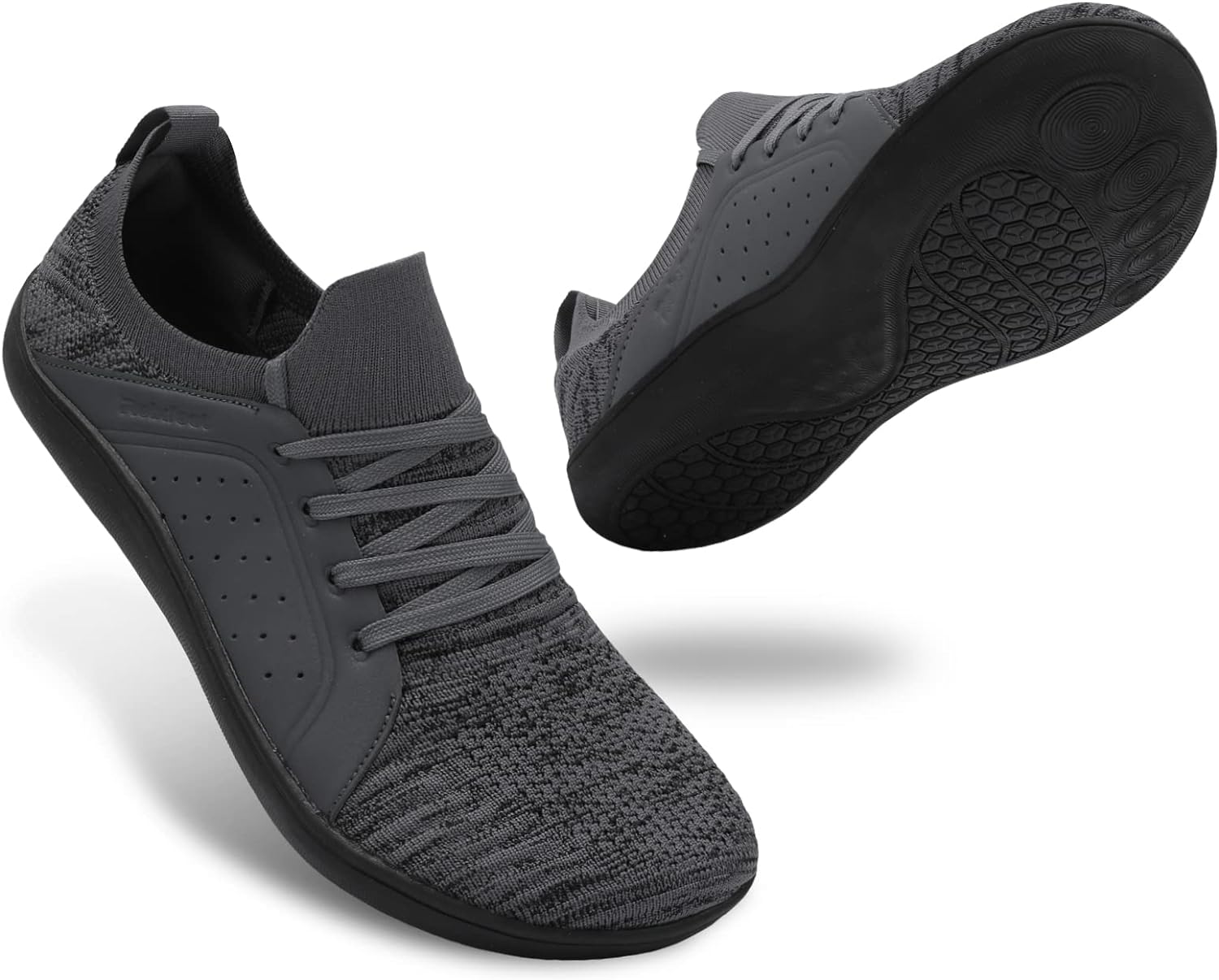 relxfeet Men's Barefoot Shoes Minimalist Cross-Trainer Shoes Wide Toe Walking Sh...