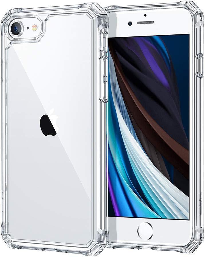 ESR for iPhone SE (2022) Case, iPhone SE (2020) and iPhone 8, Military-Grade Pro...