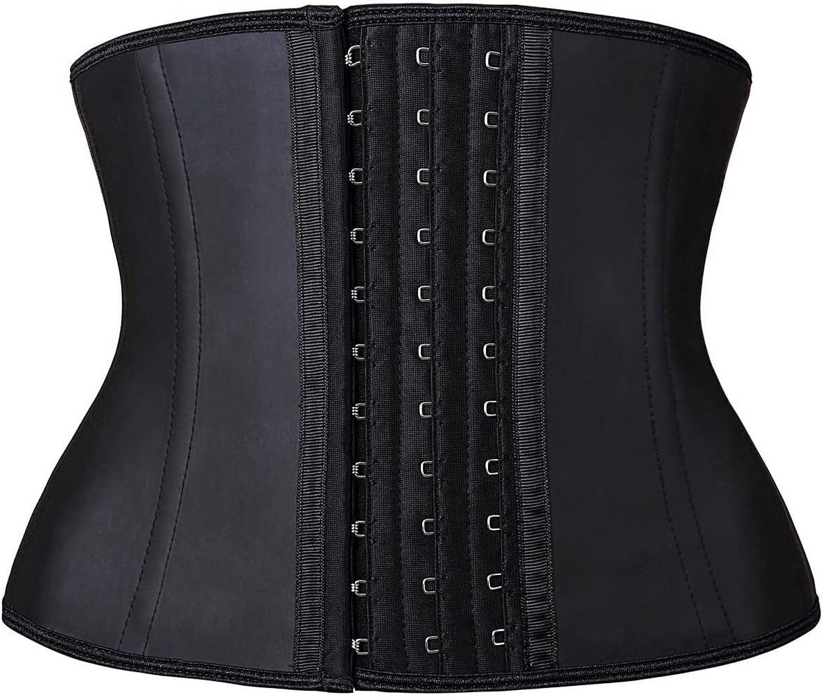 YIANNA Waist Trainer for Women Latex Underbust Waist Cincher Corset Sport Girdle...