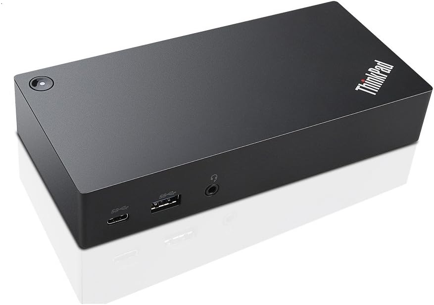 Lenovo ThinkPad USB-C UltraDock, Special Docking Station with 90W 2 Prong AC Ada...