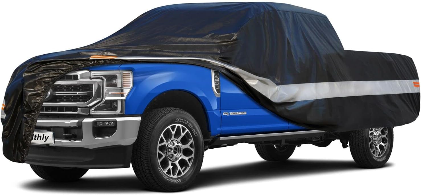 10 Layers Truck Cover Waterproof All Weather. Pickup Truck Cover Rain Snow UV Du...