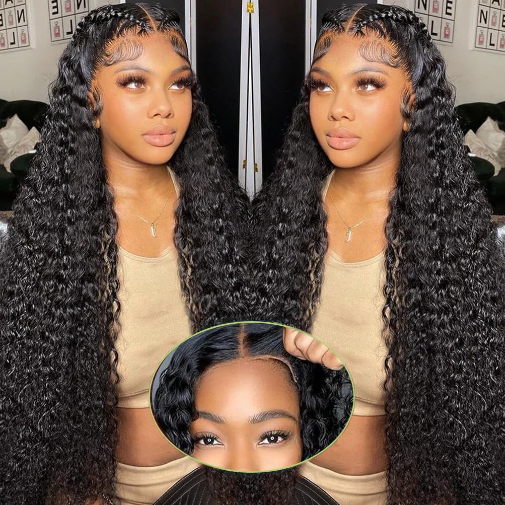 **Best 32 Inch 5X5 HD Lace Closure Wigs, Special Human Hair Wear and Go Glueless...