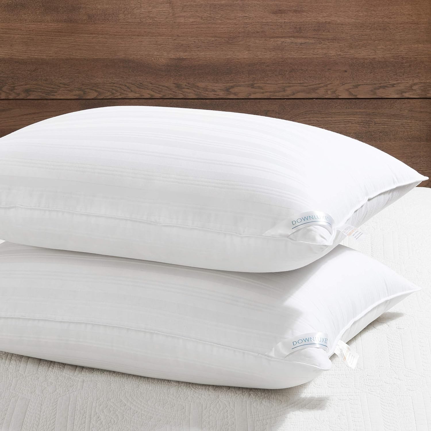 downluxe Down Alternative Pillows Queen Size Set o...