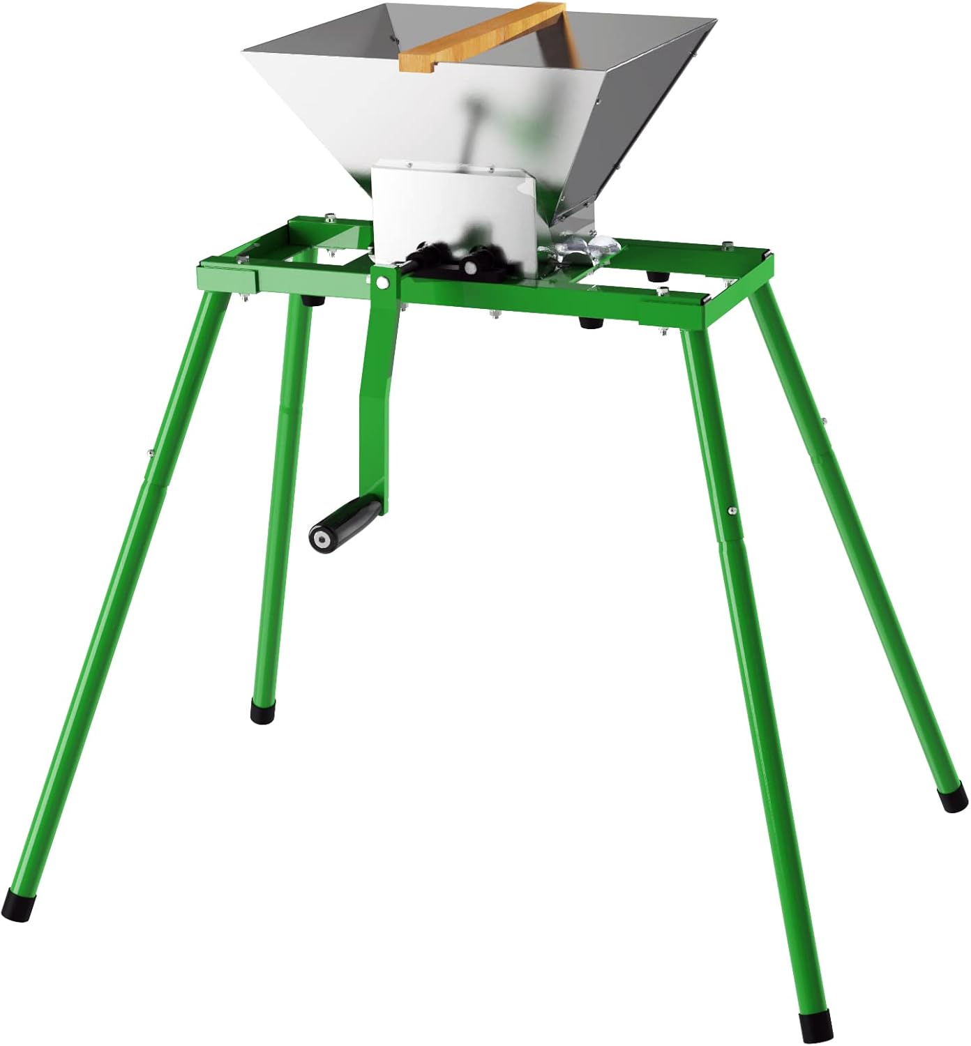 Fruit and Apple Crusher with Stand - 7L Manual Juicer Grinder,Portable Fruit Scr...