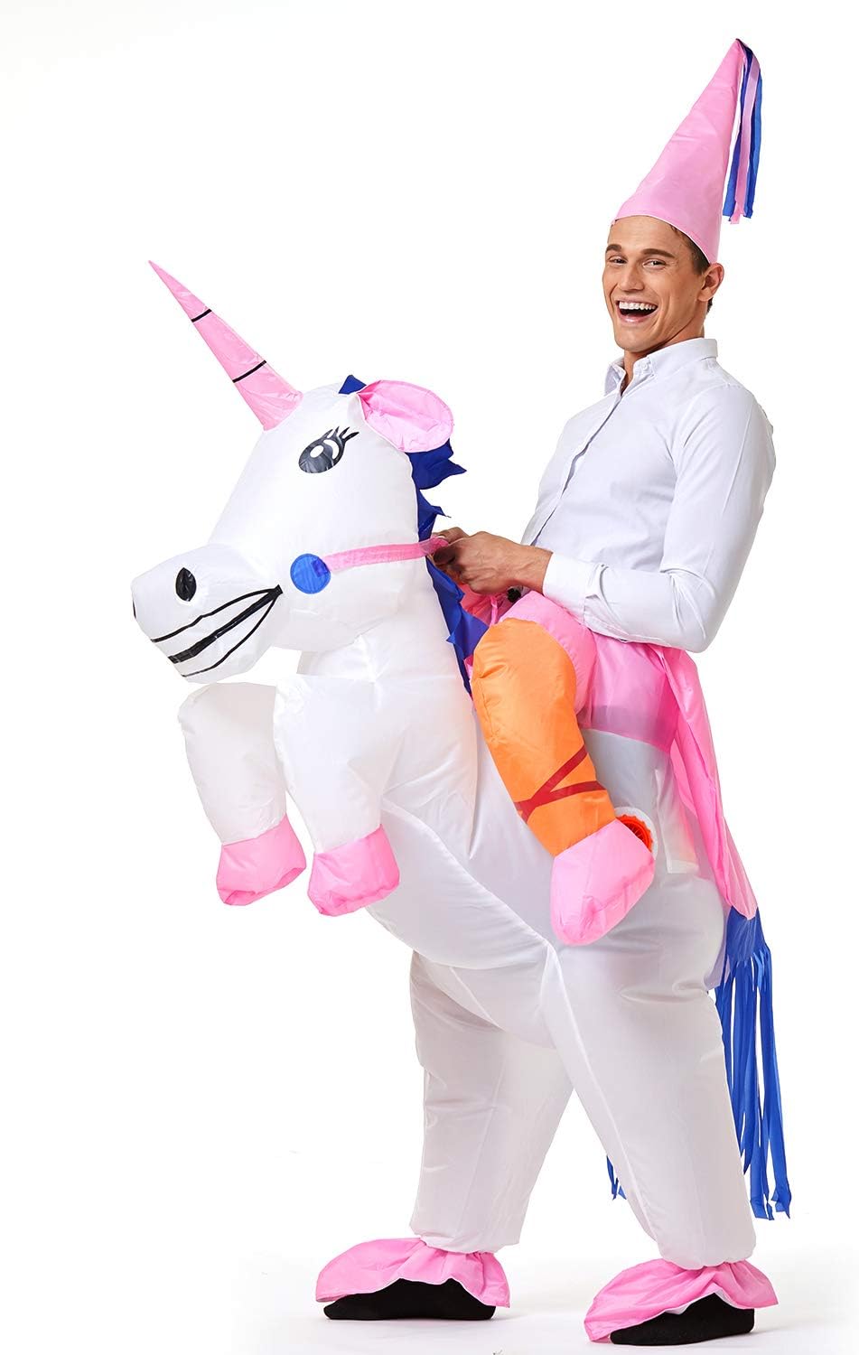 Inflatable Costume Adult Unicorn Costume for Men Inflatable Halloween Costume Co...
