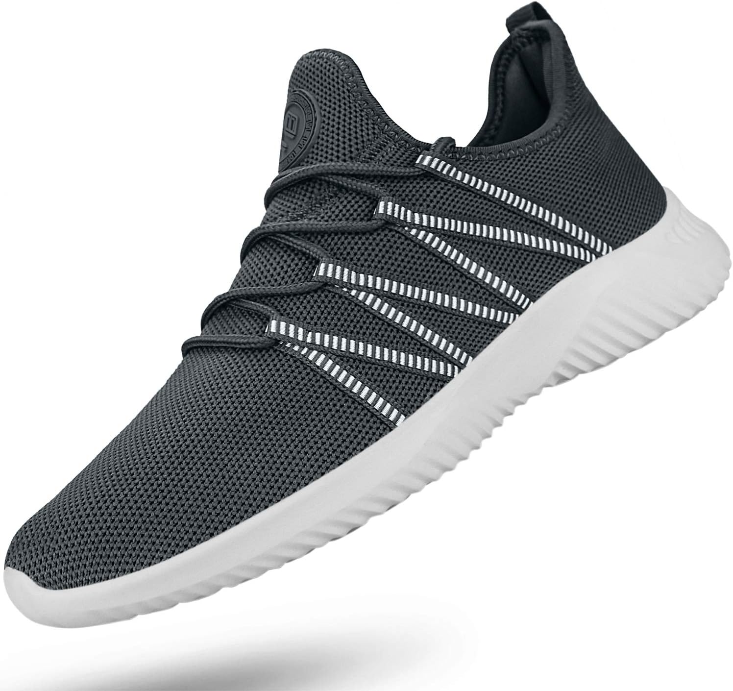Feethit Mens Slip On Running Shoes Breathable Lightweight Comfortable Fashion No...