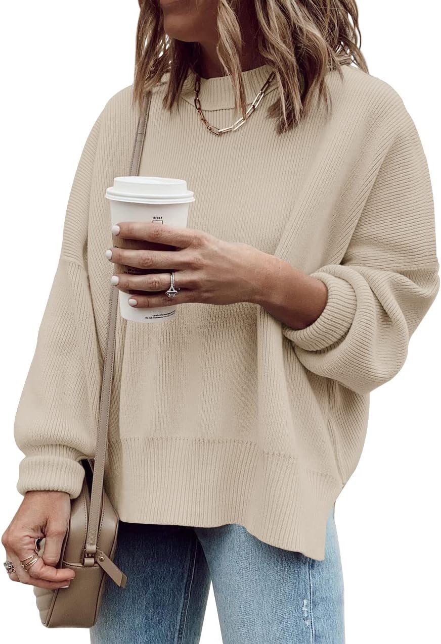 Imily Bela, Unique Womens Oversized Tunic Sweaters, Special Slouchy Long Sleeve...