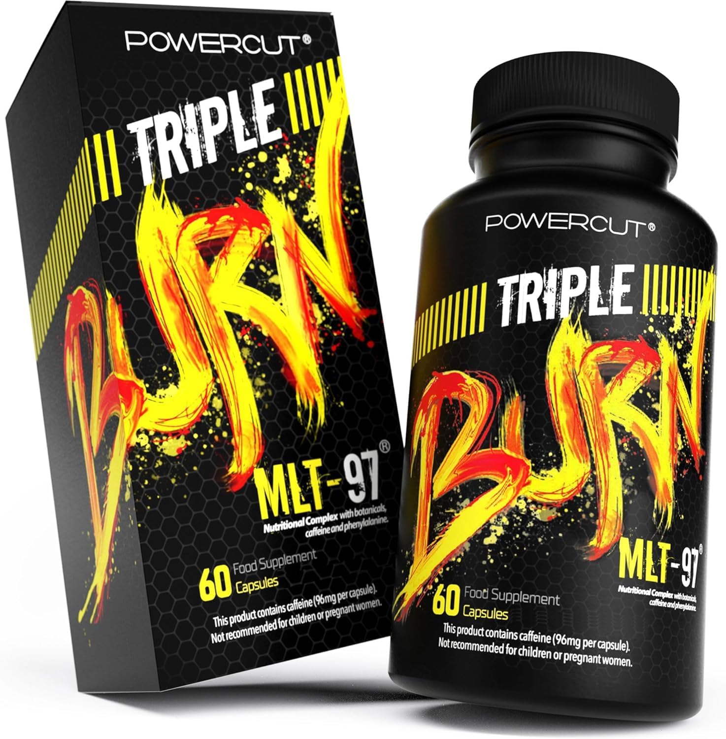 Powercut Triple Strength with MLT-97 for Women and Men 60 count (Pack of 1)